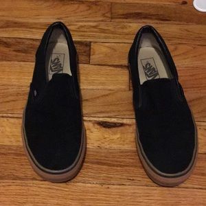 Almost New Black Vans size 8.5